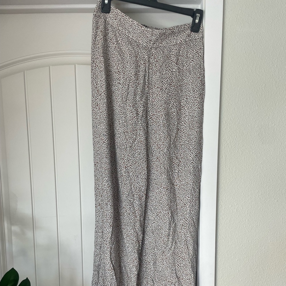 AFRM cheetah flowy pants